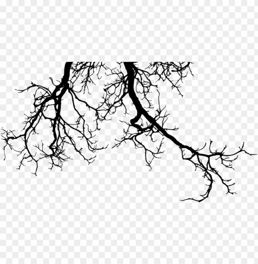 free PNG free png tree branches silhouette png images transparent - creepy tree silhouette PNG image with transparent background PNG images transparent
