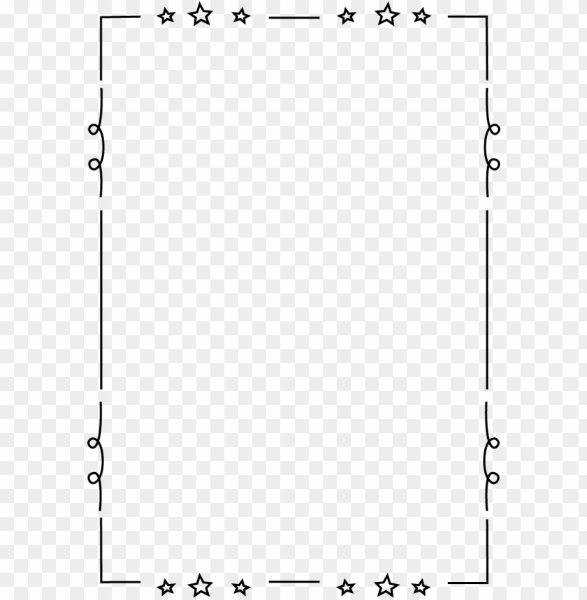 free printable clip art borders for teachers - clipart simple black and  white border PNG image with transparent background | TOPpng