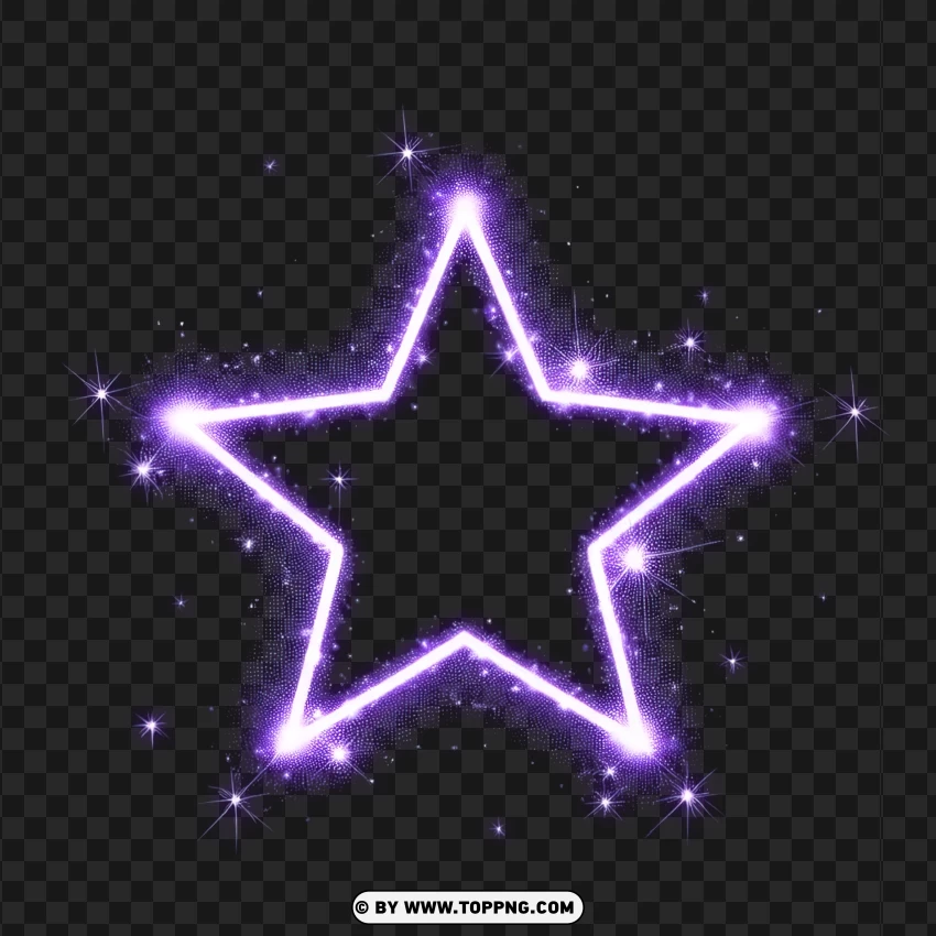 Free Purple Sparkling Firework Star Image Download PNG Transparent Background