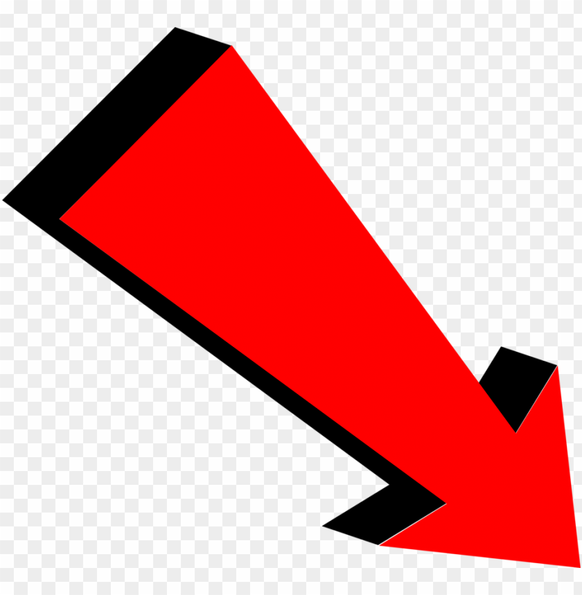 free red and black down arrow png PNG transparent with Clear Background ID 402763