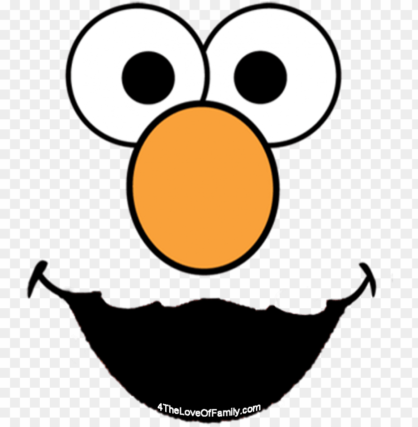 free-sesame-street-font-and-face-printables-from-4-elmo-face-template