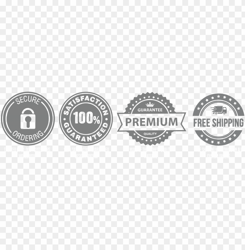 free shipping trust badges PNG transparent with Clear Background ID 162646