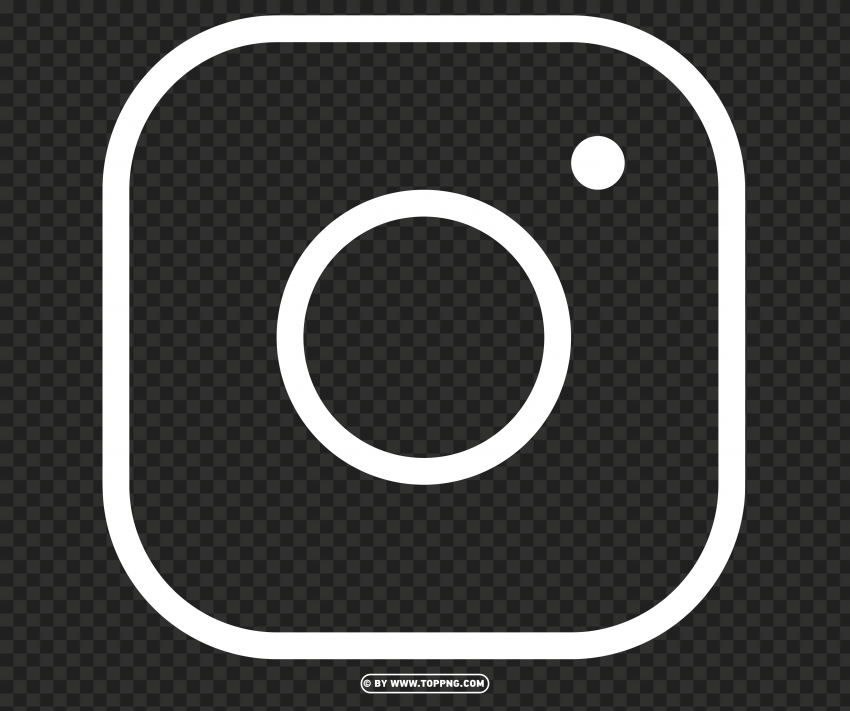 Free White Instagram Logo High Quality Png Image ID 488577 TOPpng