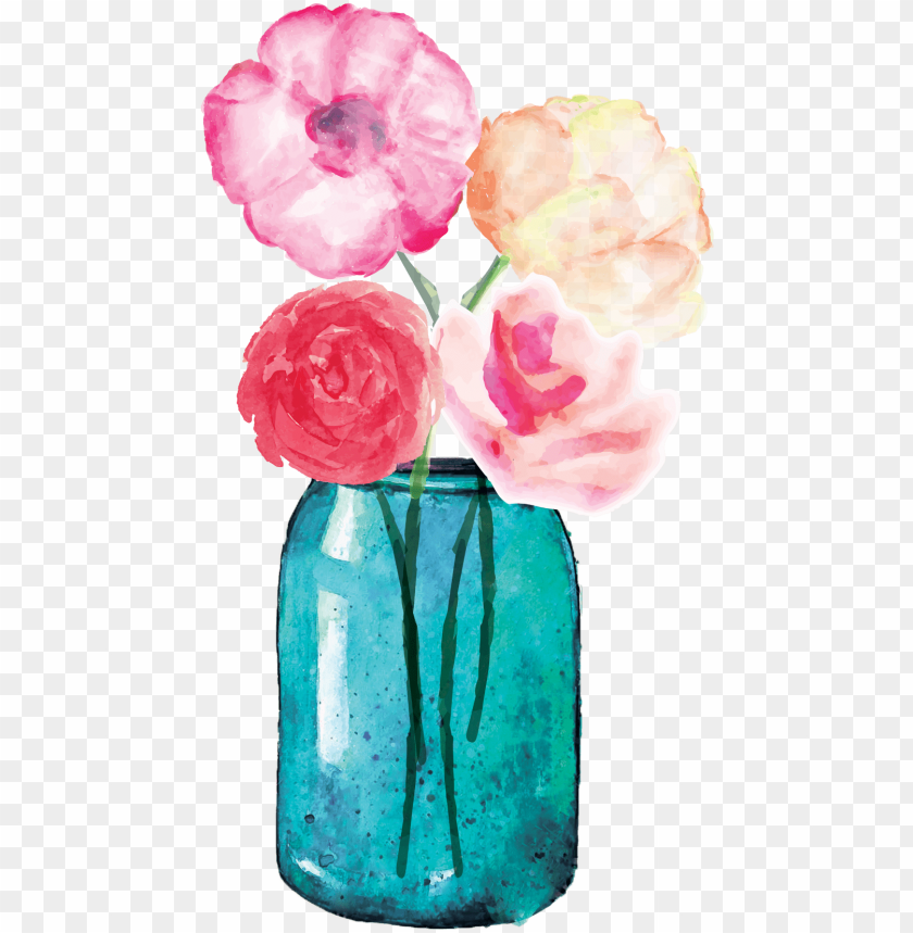 Freeuse Stock Lauren Baxter Flowers In A Mason Jar Flower In Jar Png Image With Transparent Background Toppng