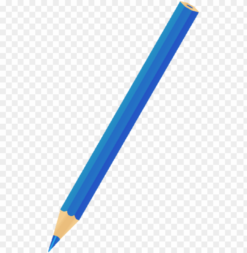 freeuse stock pencil icon svg public domain colorpencilblue - icon png - Free PNG Images@toppng.com