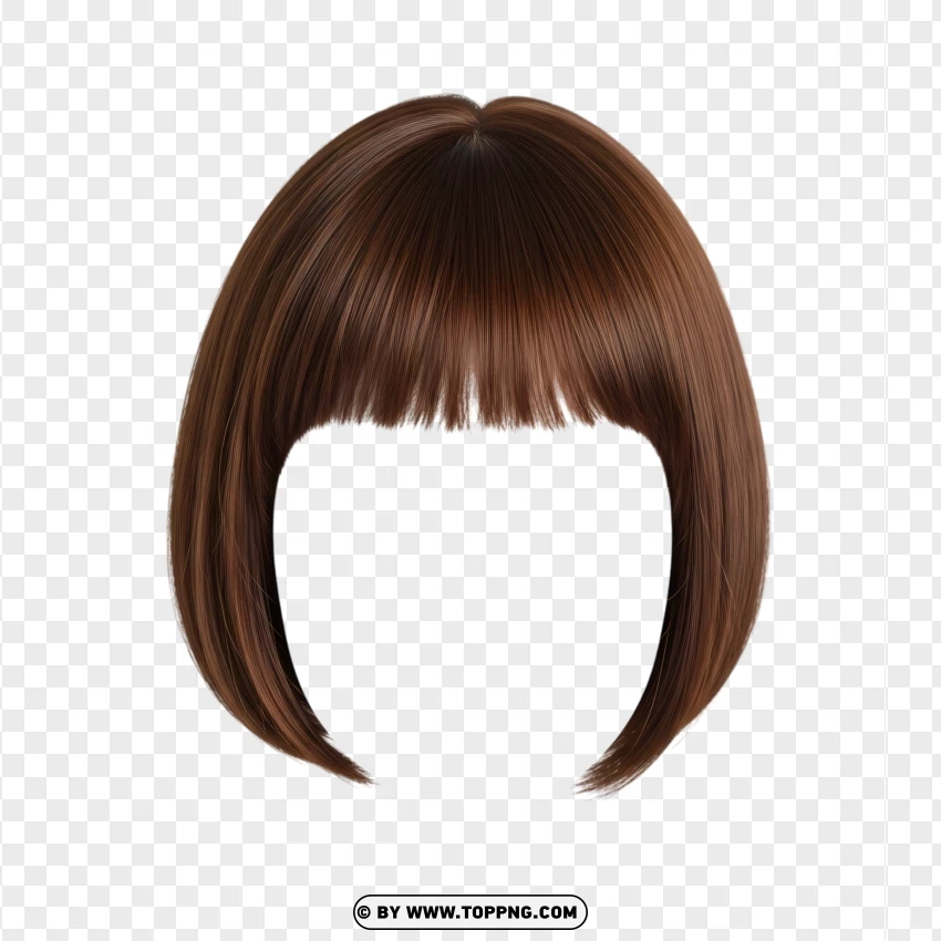 French bob haircut – chin length, blunt cut
