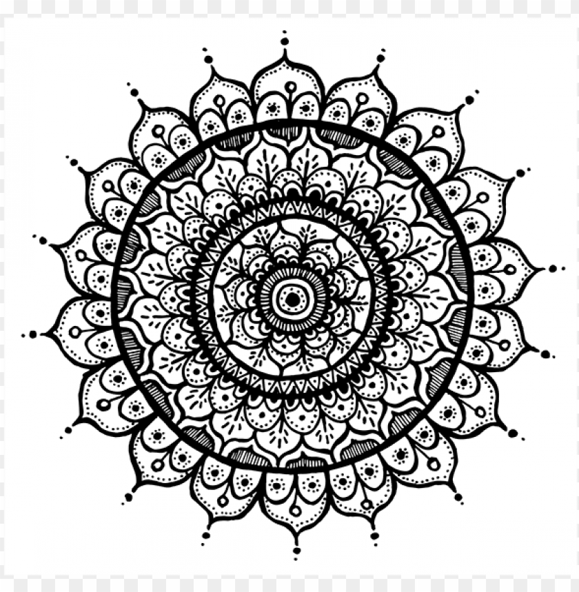 friday 1/08/14 - mandala vector PNG image with transparent background |  TOPpng
