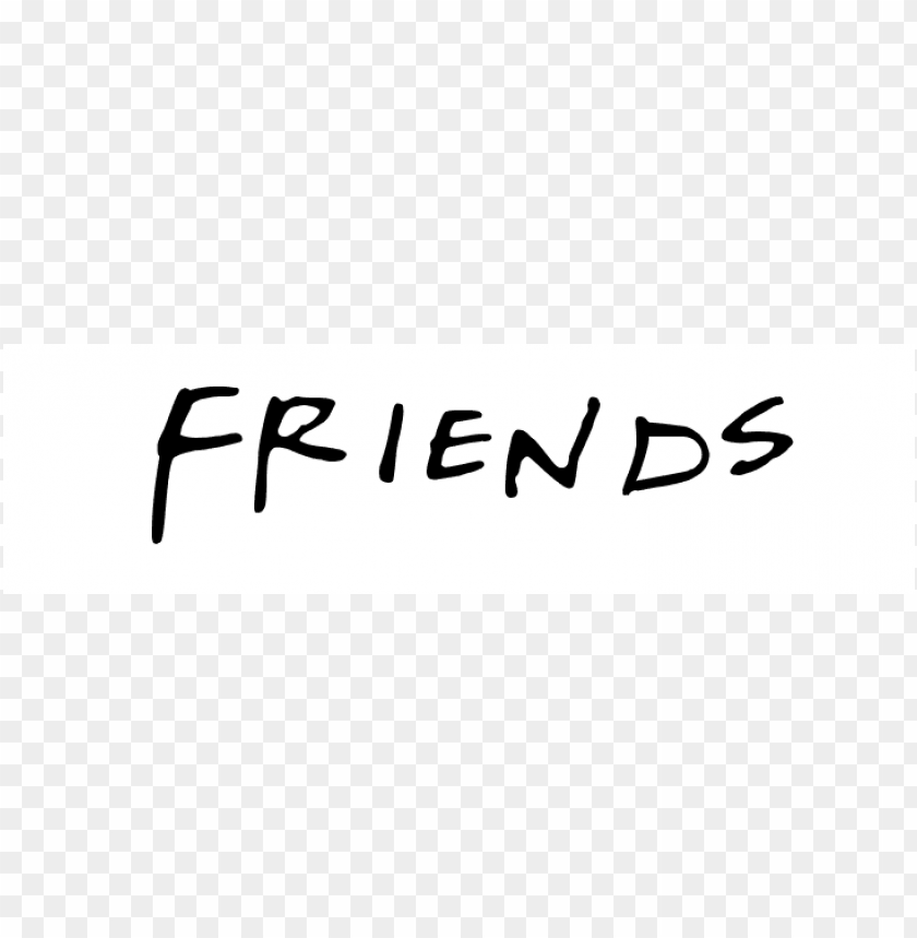 friends font PNG image with transparent background | TOPpng