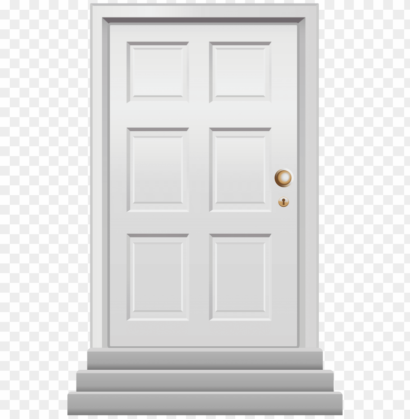 door, front, white