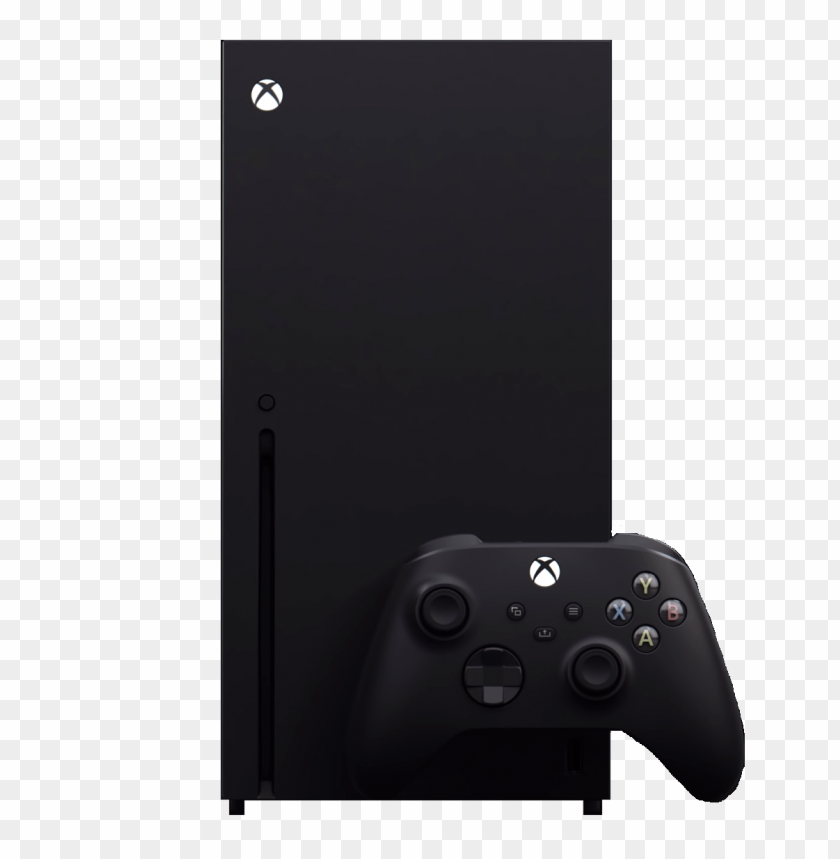 Front View Microsoft Xbox Series X With Controller PNG Image With Transparent Background@toppng.com