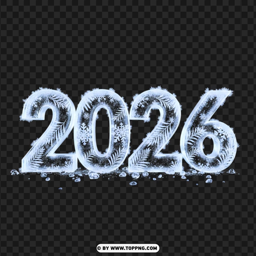 Frozen 2026 Design For Winter Luxury PNG Transparent Background