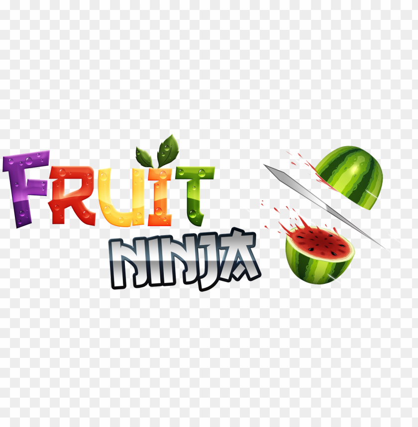 fruit ninja logo PNG image with transparent background | TOPpng