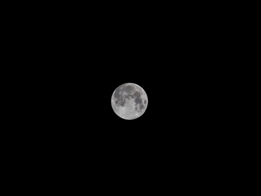 full moon, moon, sky, night, bw