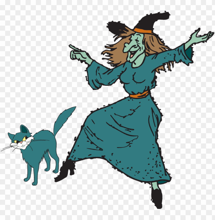 fun halloween witch kid 2 clipart png photo - 35771