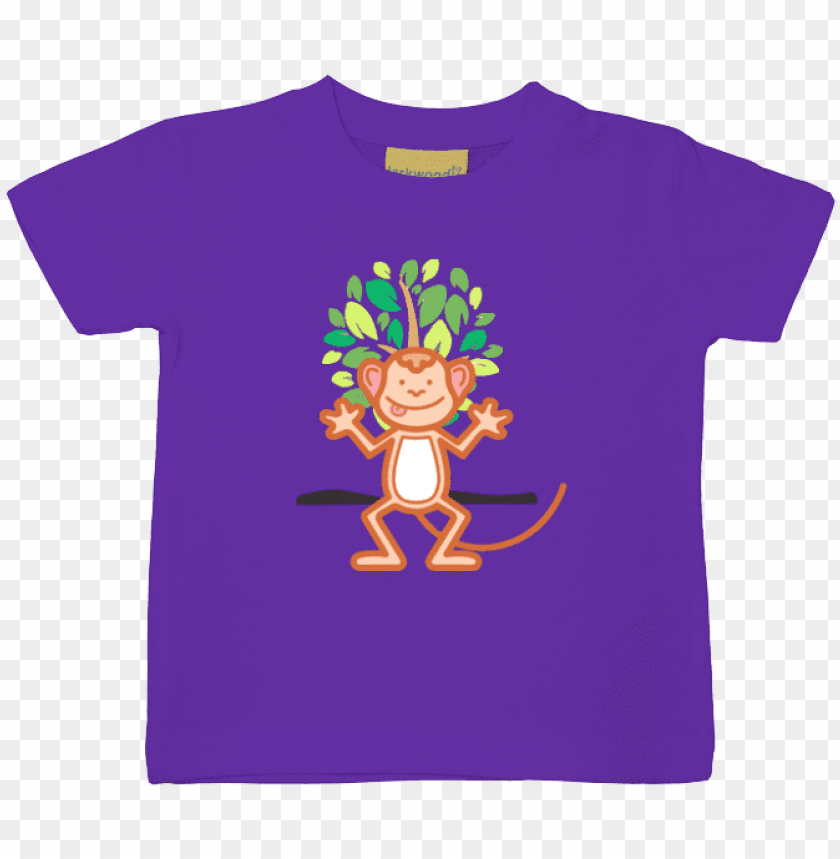 Funny Monkey Baby T Shirt Infant Png Image With Transparent