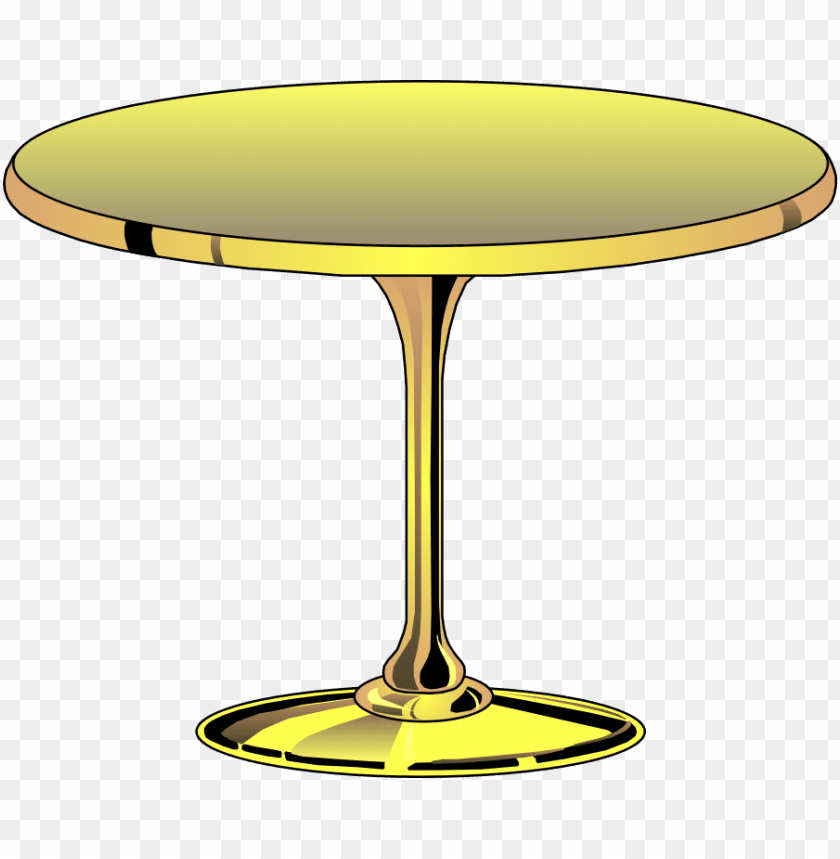 Furniture Clipart Small Table - Round Table Clip Art PNG Transparent With Clear Background ID 212945
