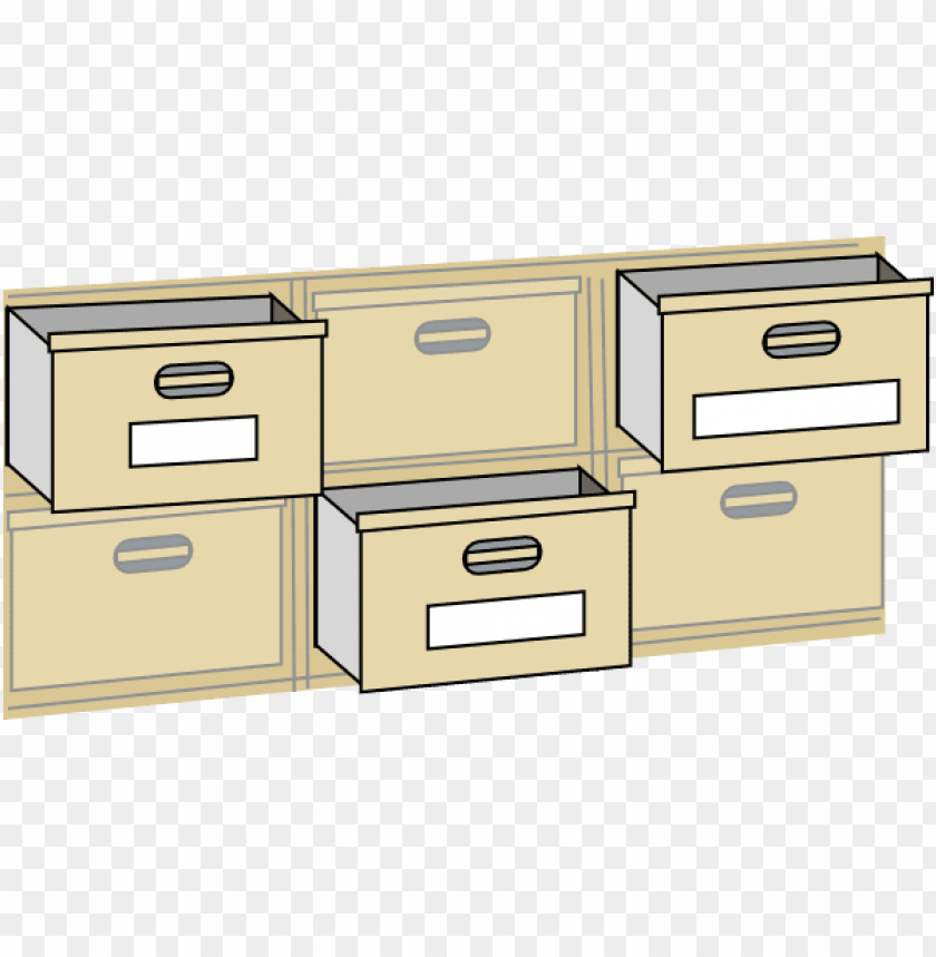 furniture file cabinet drawers clipart png photo - 35712