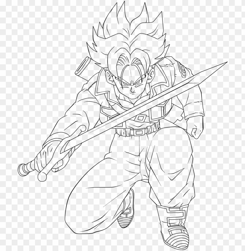 Trunks Chibi (Dragon Ball Z) para colorir by PoccnnIndustriesPT on  DeviantArt