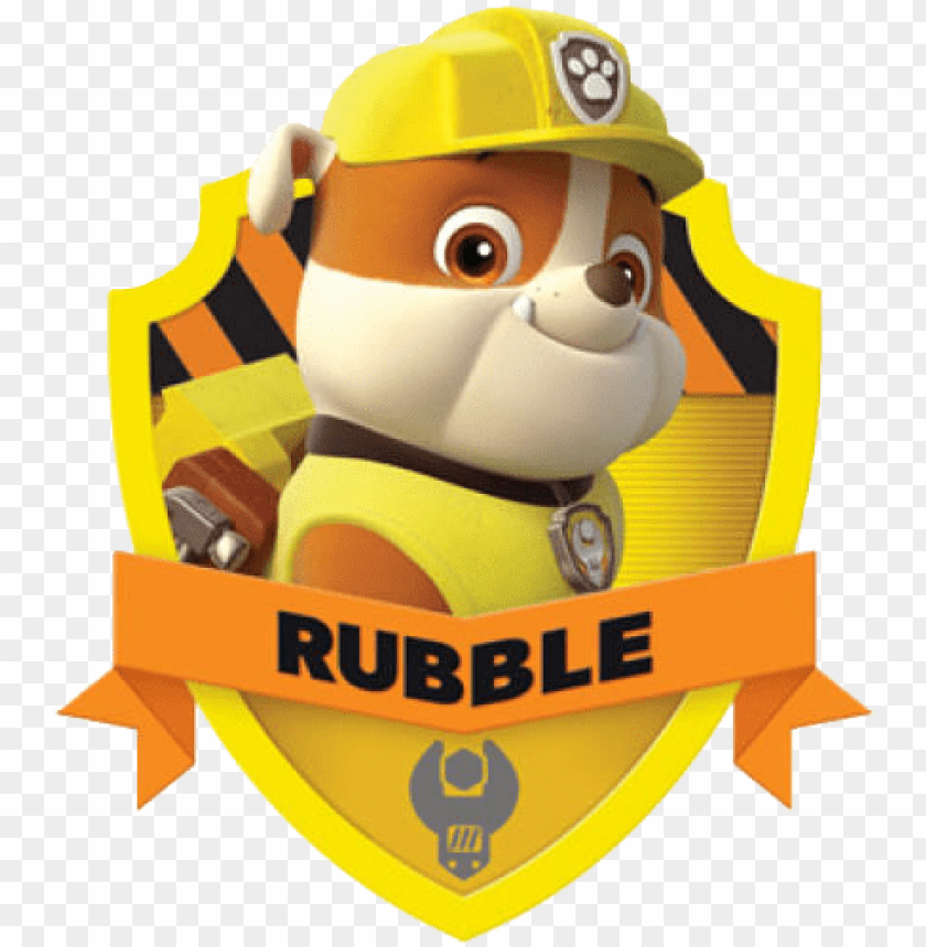 fw-pftrol-18-paw-patrol-characters-rubble-png-image-with-transparent