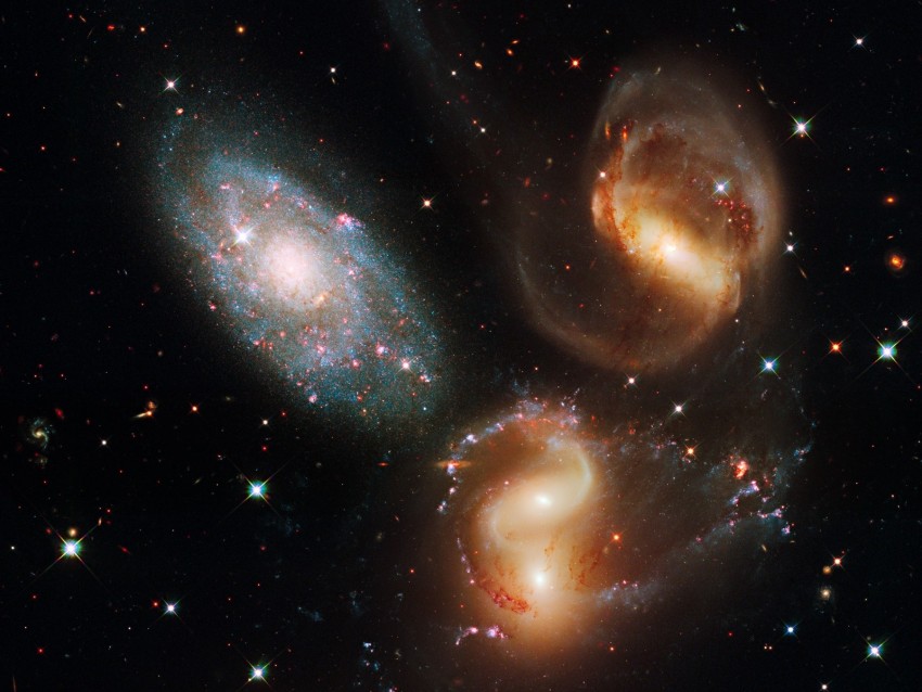 galaxy, universe, spirals, stars, cluster, telescope, hubble