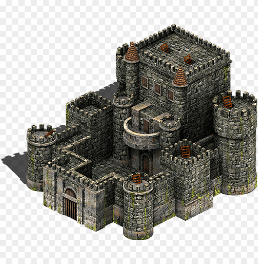 miscellaneous, buildings, game medieval castle, 