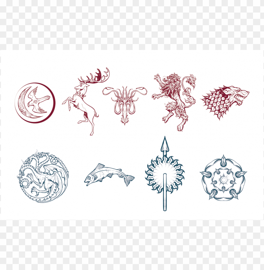 Game Of Thrones Logo Vector Png - Free PNG Images png - Free PNG