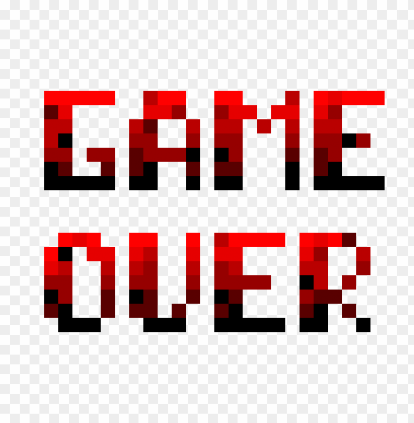 game over PNG image with transparent background | TOPpng