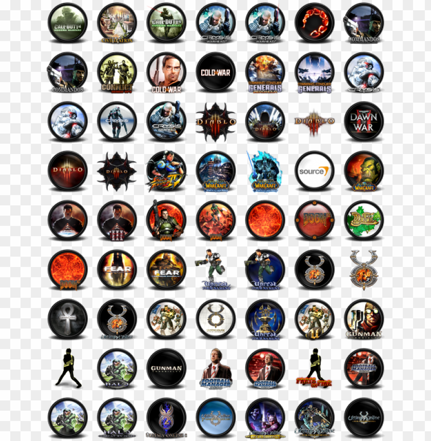 Games Icon Pack By Madrapper On Deviantart Free Game Icon Pack Png - Free PNG Images