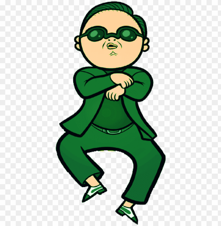 gangnam style cartoon animated gif PNG transparent with Clear Background ID 83241