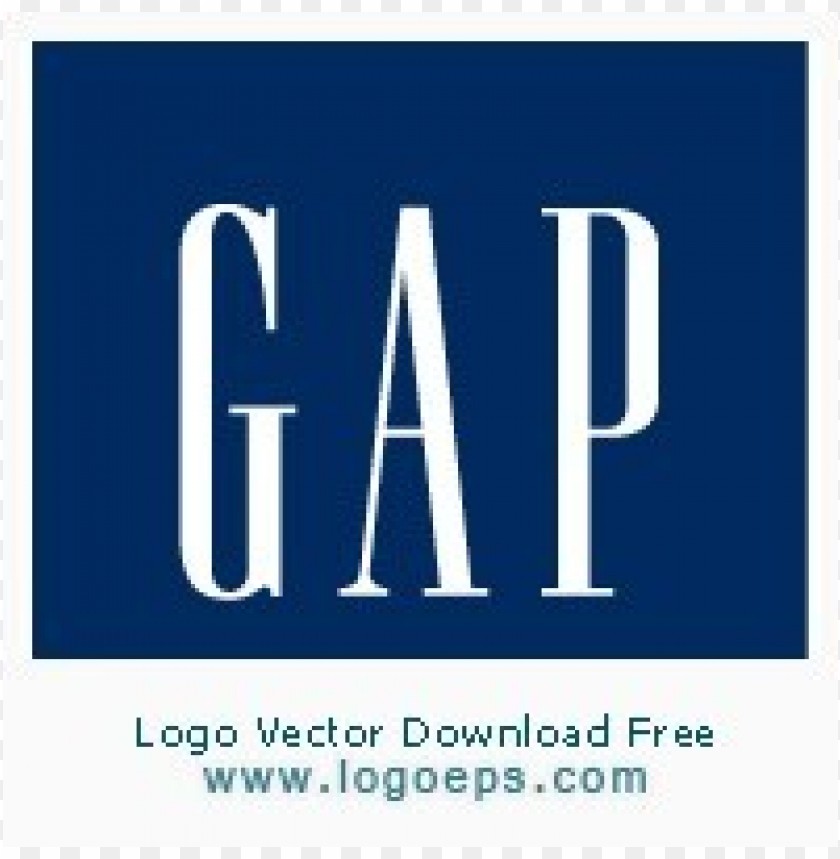  gap logo vector download free - 468901