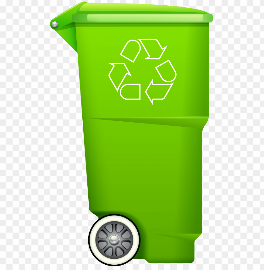 free PNG Download garbage trash bin with recycle symbol clipart png photo   PNG images transparent