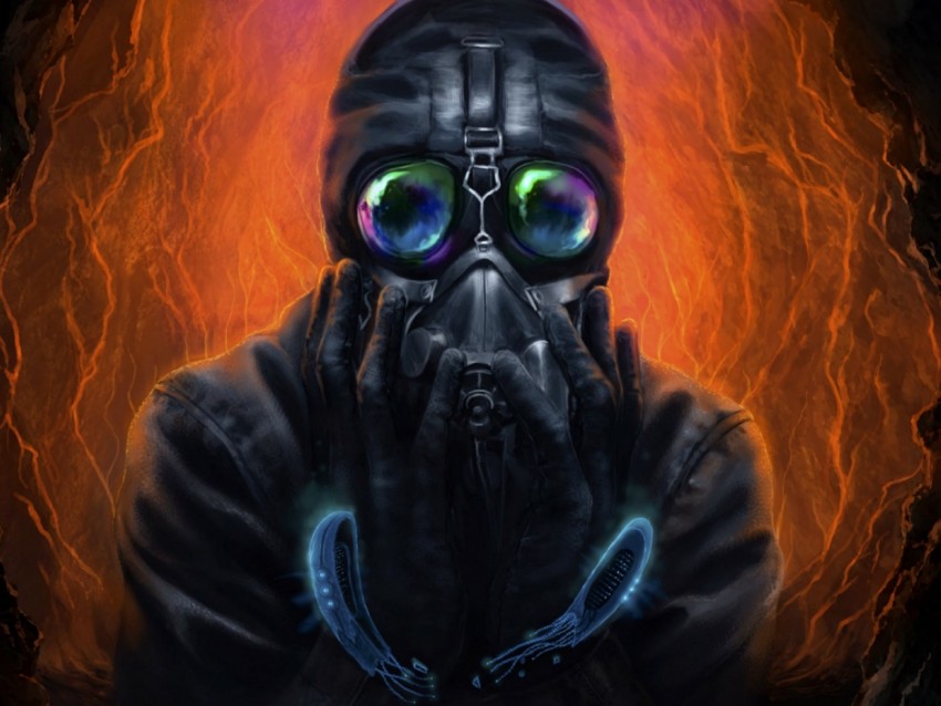 Gas Mask Mask Respirator Surrealism Art Background Toppng
