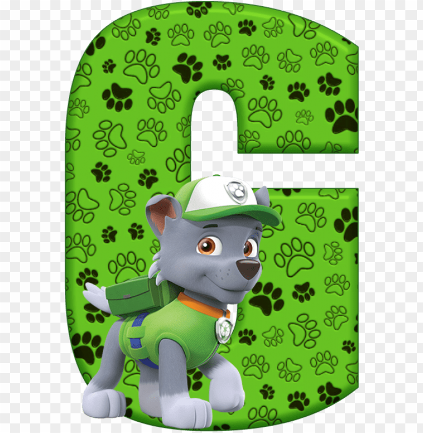 Gde Alfabeto Decorativo - Paw Patrol Alphabet Letters PNG Transparent With Clear Background ID 176566