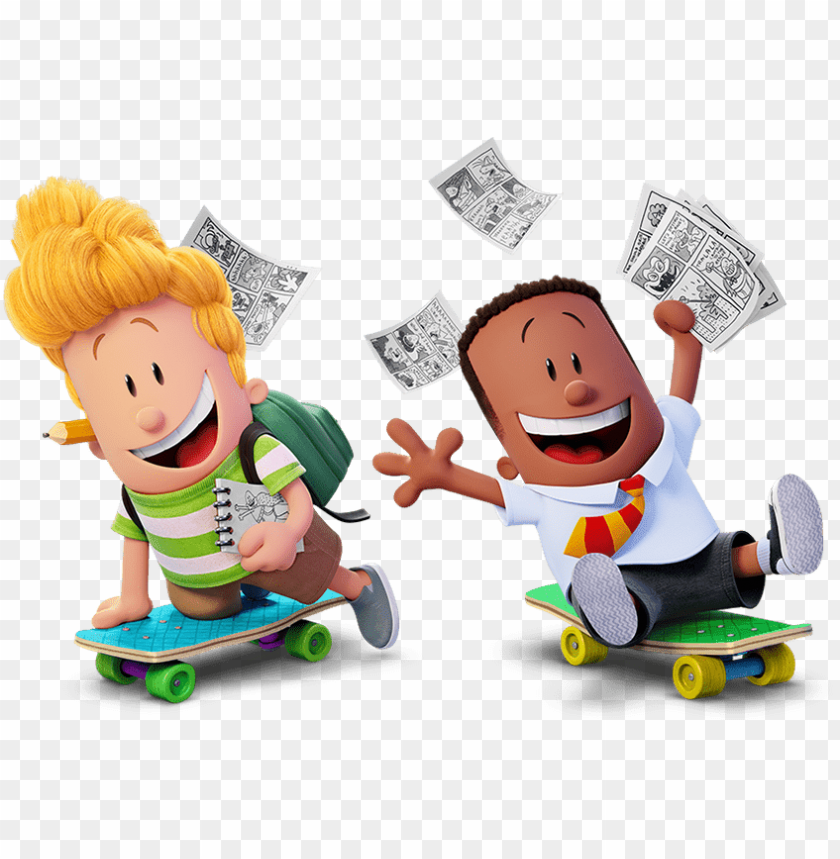 Download George And Harold Captain Underpants Clipart Png Photo  