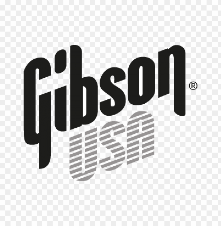  gibson usa logo vector free - 465794