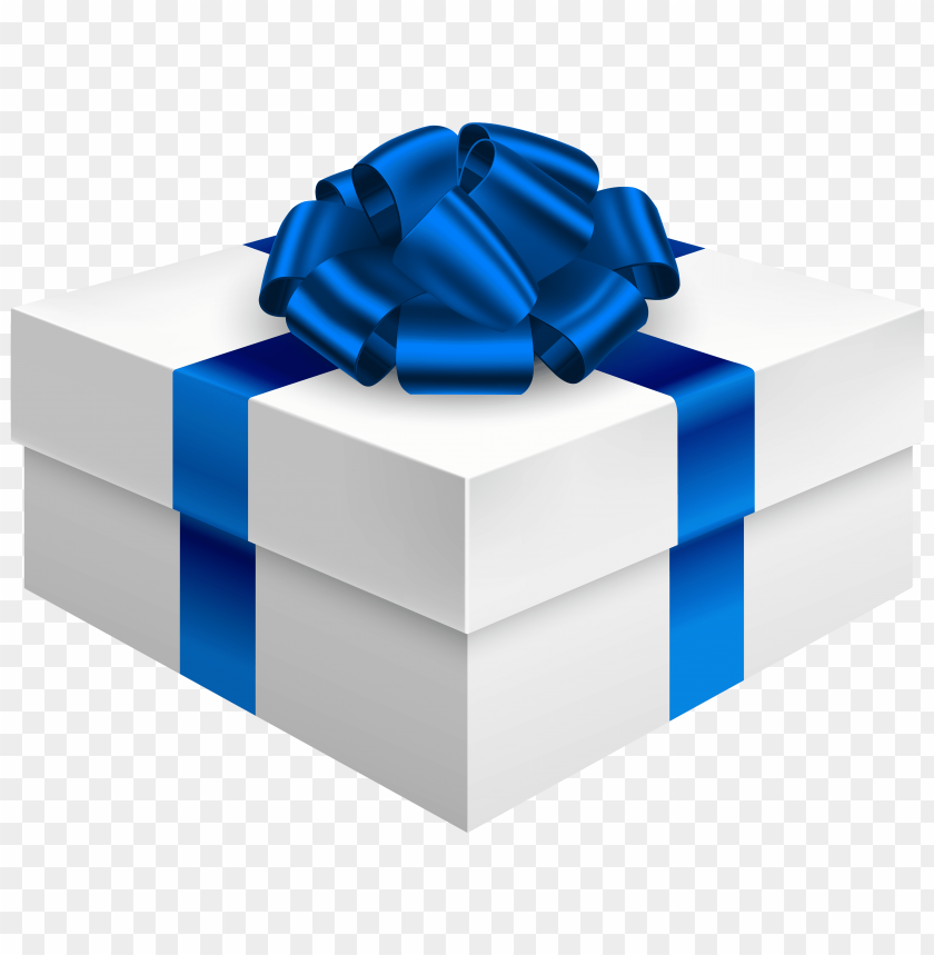 blue, bow, box, dark, gift
