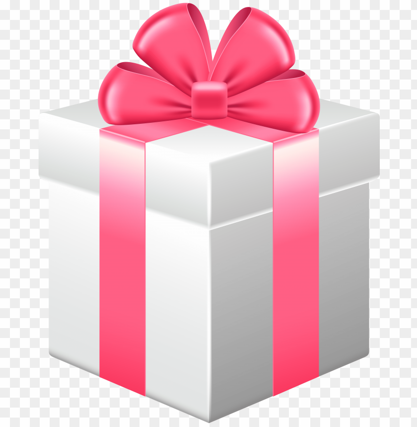 bow, box, gift, pink