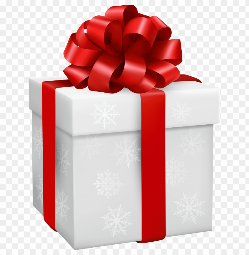 box, gift, snowflakes