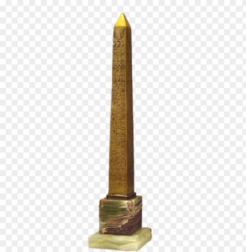 gilded egyptian obelisk PNG transparent with Clear Background ID 118678