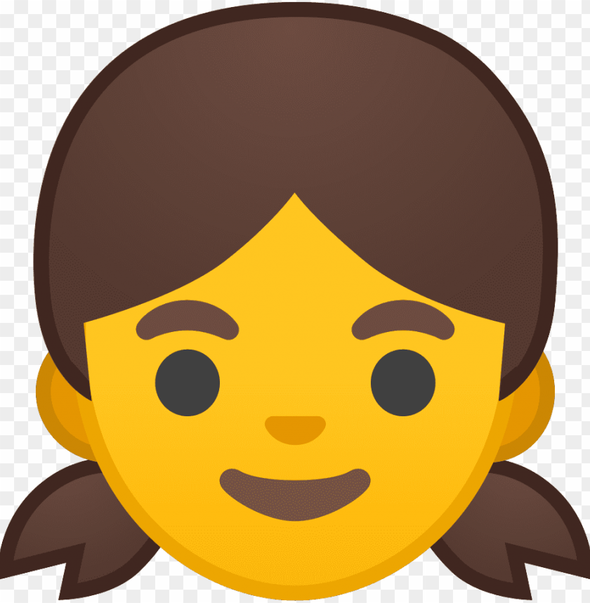 Girl Icon Girl Emoji Icon Png - Free PNG Images@toppng.com