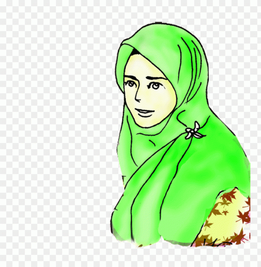 girl islamic clipart png images background -  image ID is 2773