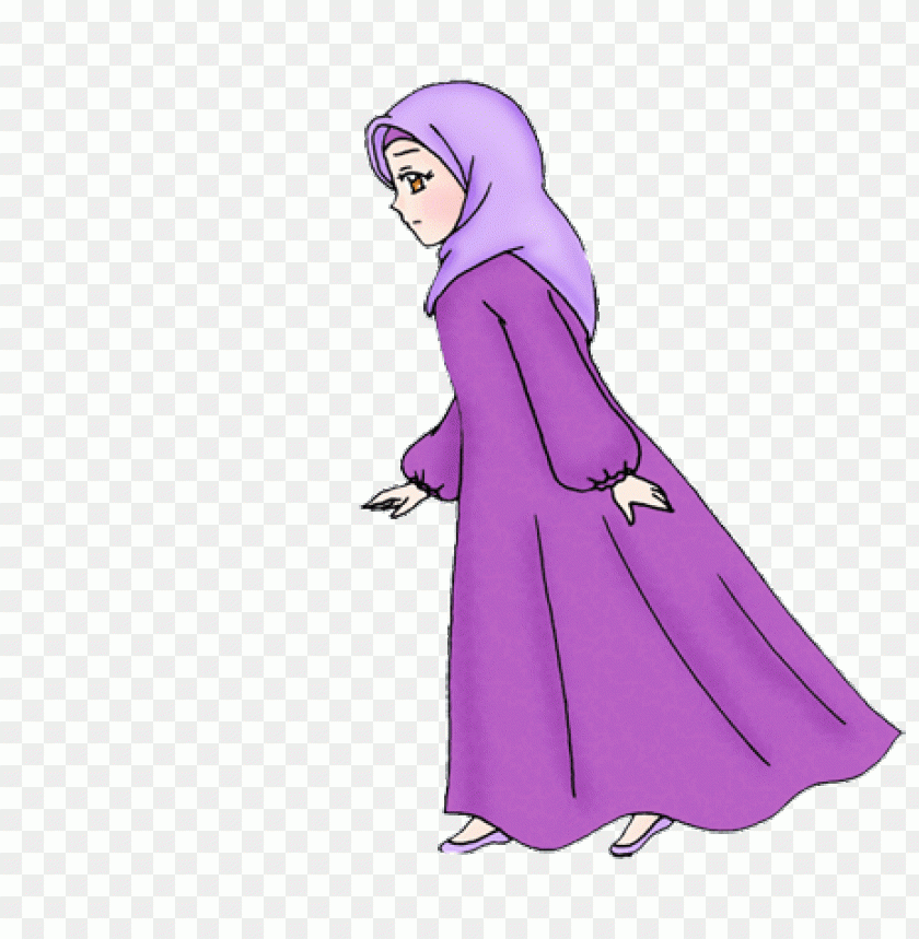 girl islamic clipart png images background -  image ID is 2780