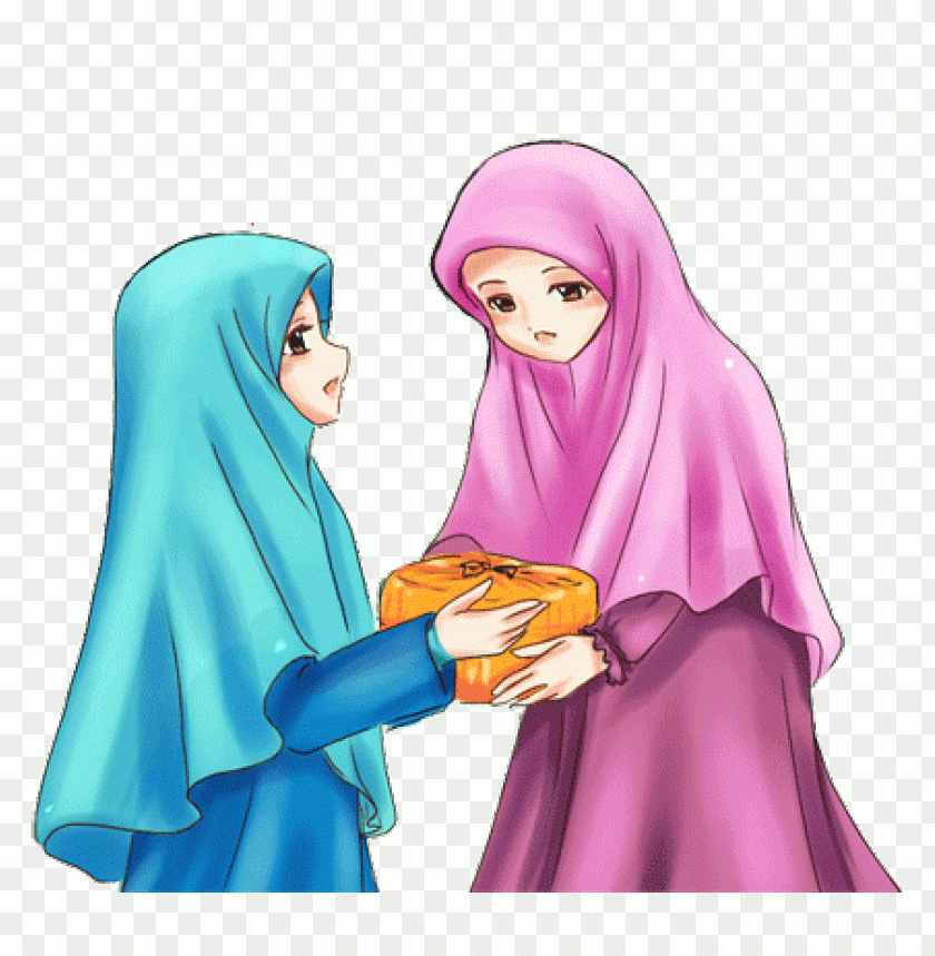 girl islamic clipart png images background -  image ID is 2781