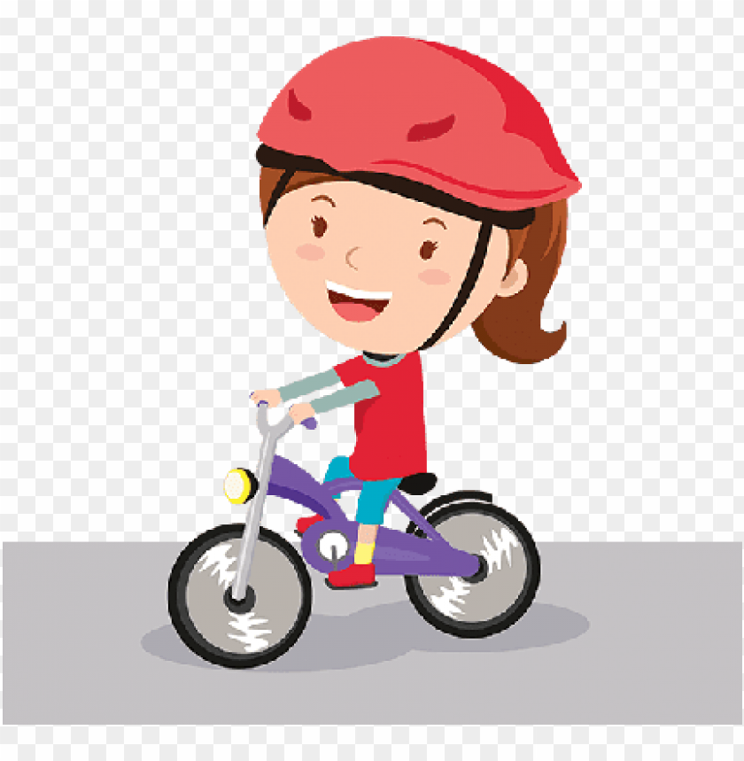 girl riding bike PNG image with transparent background | TOPpng