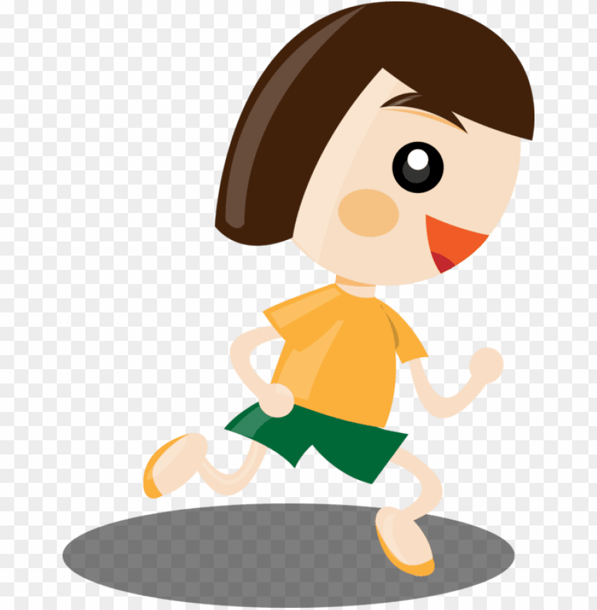 girl running PNG image with transparent background | TOPpng