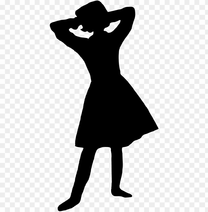Transparent girl silhouette PNG Image - ID 3957