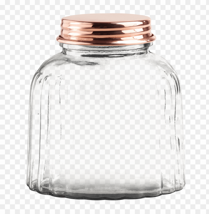 Transparent Background PNG of glass jar - Image ID 24060