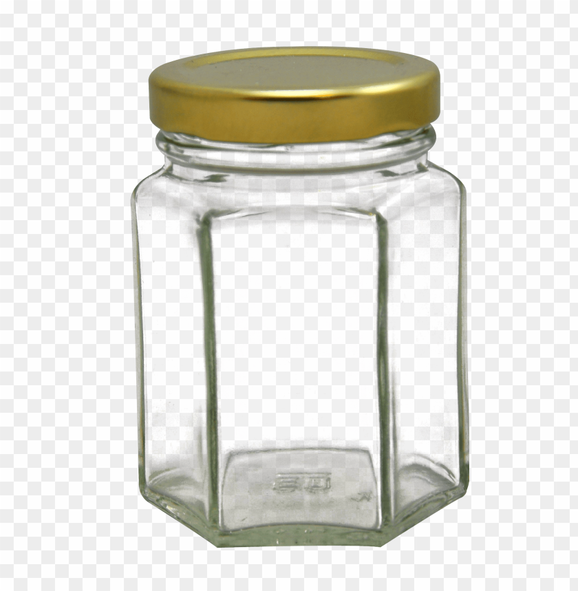 Transparent Background PNG of glass jar - Image ID 24346