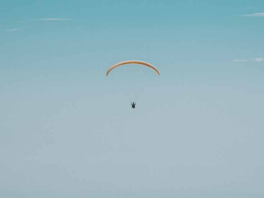 gliding, paragliding, flight, sky