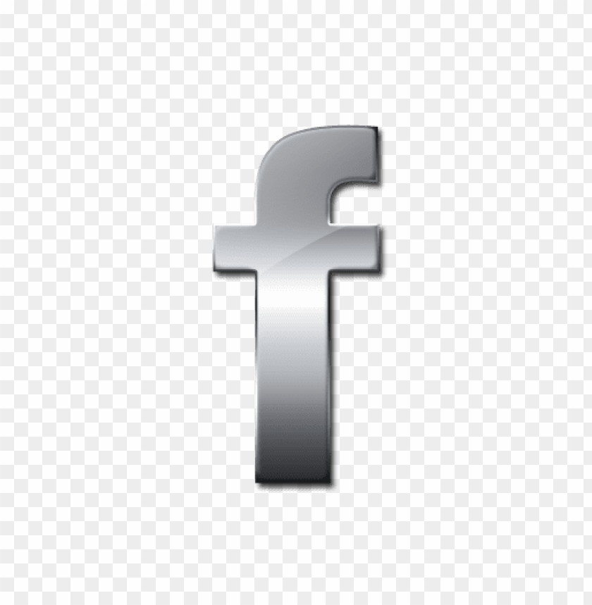 Glossy Silver Icon Social Media Logos Facebook Logo Png Free Png Images Toppng